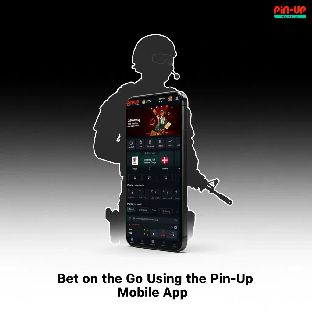 Phone displaying the Pin-Up app with CS2 live odds, match list, and NGN stake options, plus bet and notification icons.
