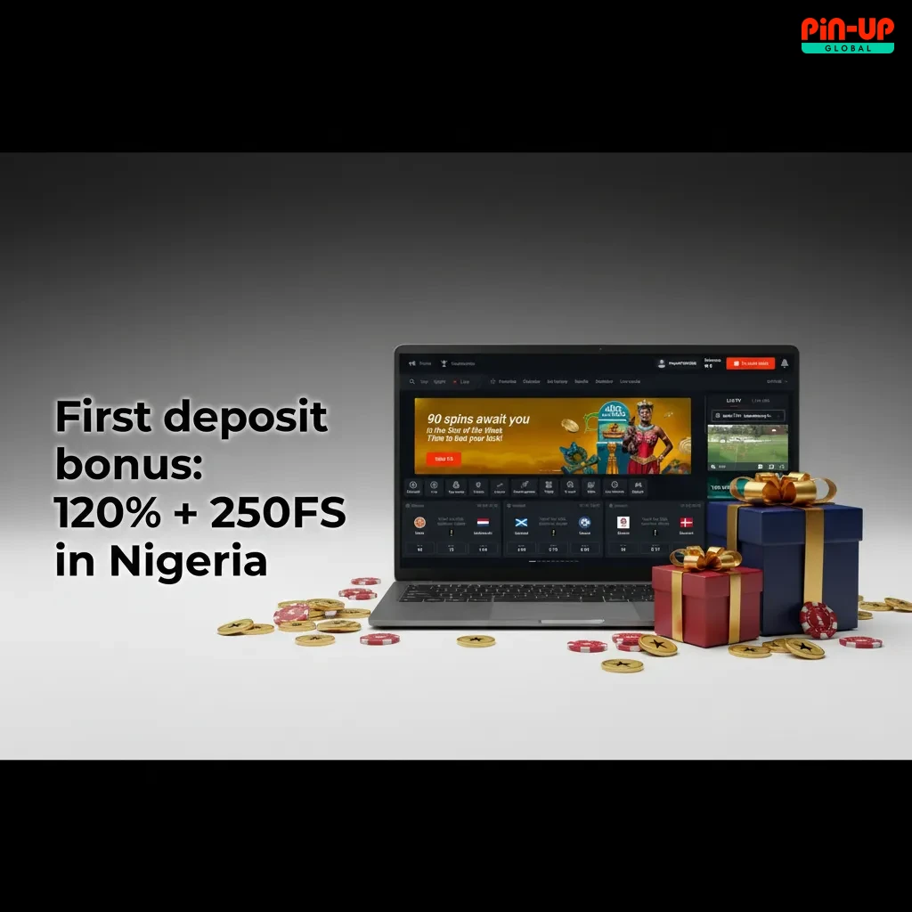 First deposit bonus 120% + 250 Free Spins in Nigeria; up to ₦9,000,000; min deposit ₦3,000; casino or sports.