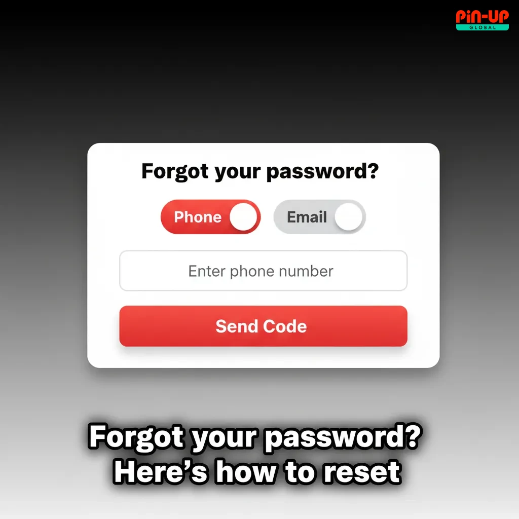 Forgot password? Click Forgot Password, choose SMS, email, or social, verify with OTP/link, then set a new password.