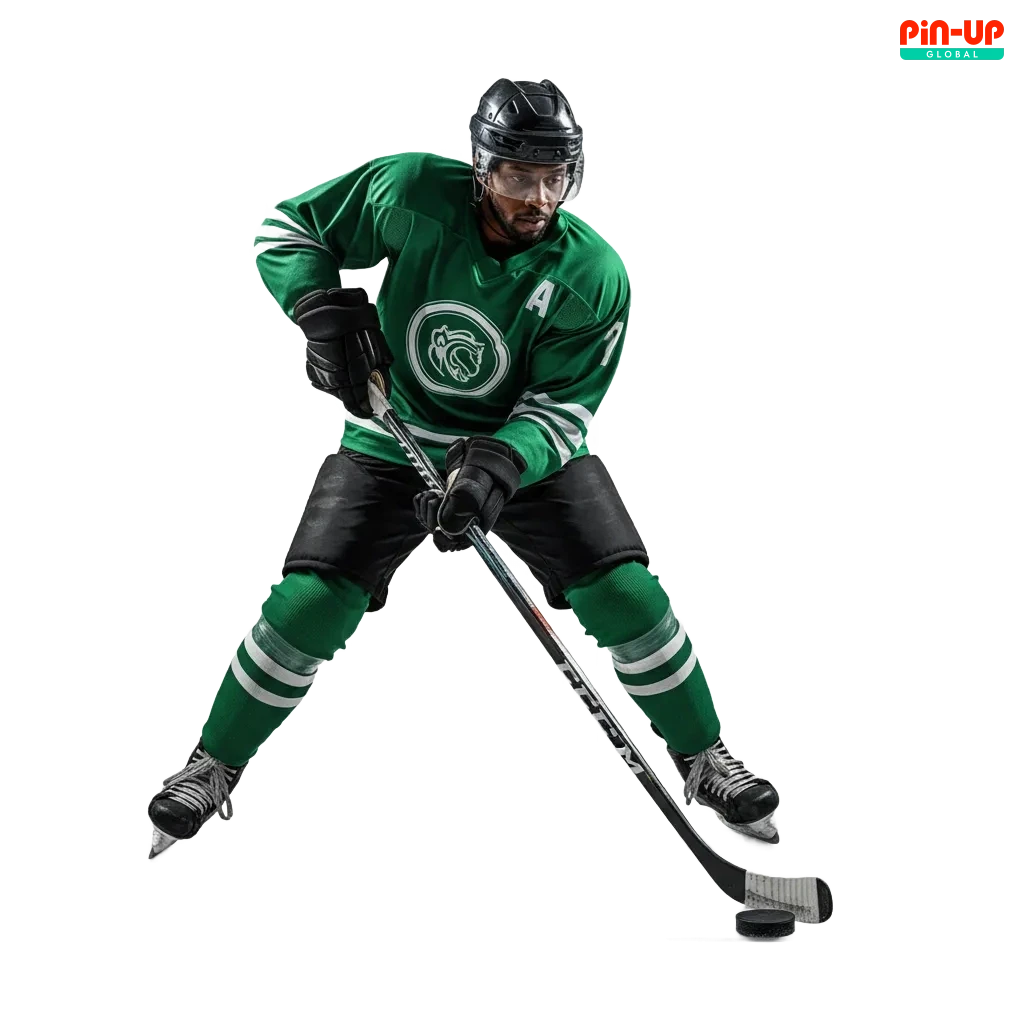 Pin-Up Ice Hockey betting promo for Nigeria with live odds, scores, markets, mobile/web bet slip, bonus. 18+ T&Cs apply